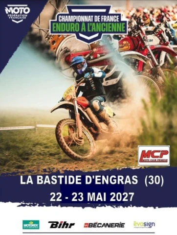 Affiche : Chpt de France d'enduro à l'ancienne : La bastide d'Engras (30)
