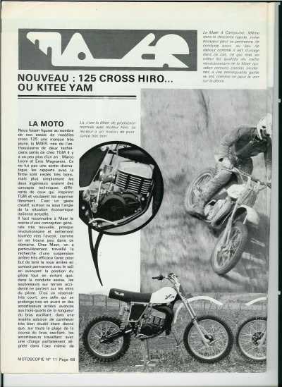 RECENSEMENT MARQUES D ENDURO