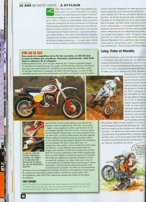 moto verte avril 2009 35th anniversary