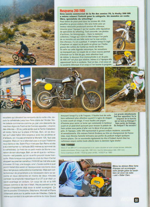 moto verte avril 2009 35th anniversary
