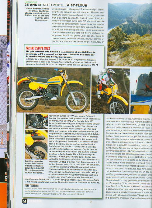 moto verte avril 2009 35th anniversary