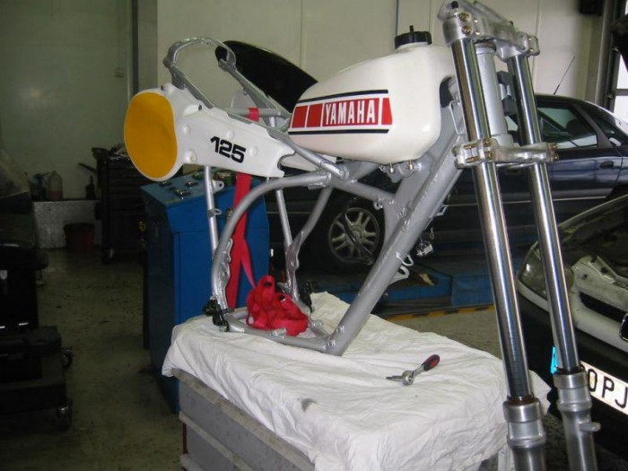 restauration d'un 125 yz 1980
