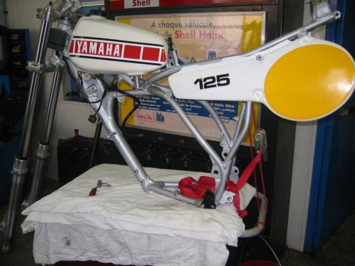 restauration d'un 125 yz 1980