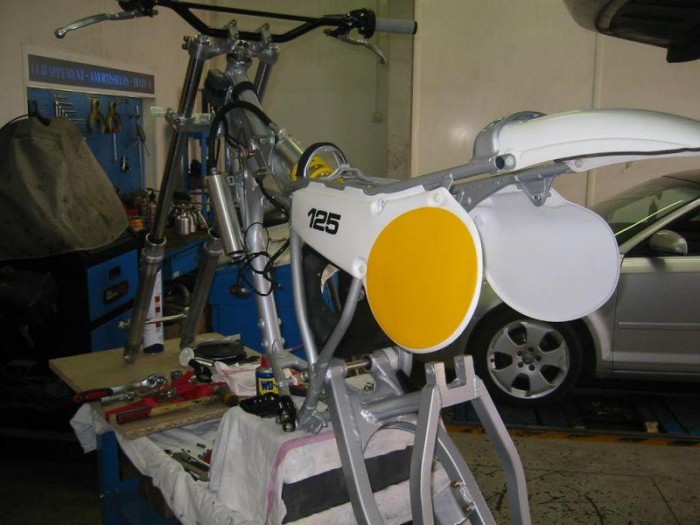restauration d'un 125 yz 1980