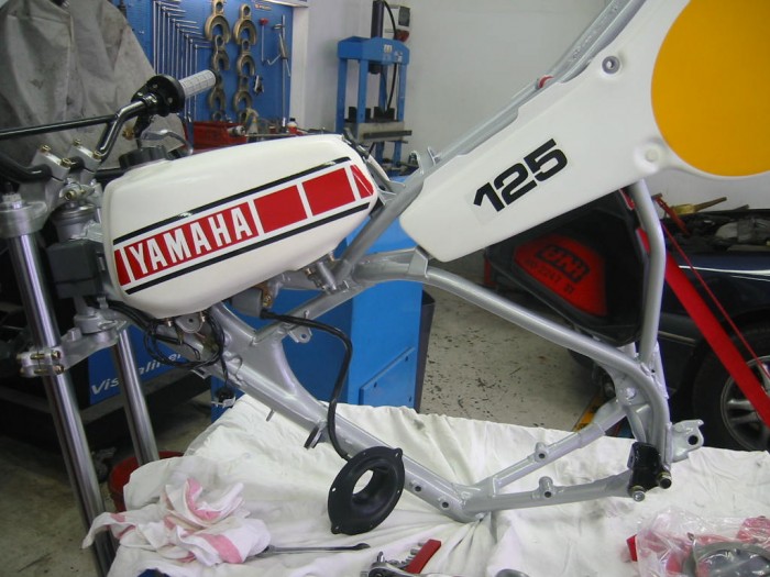 restauration d'un 125 yz 1980