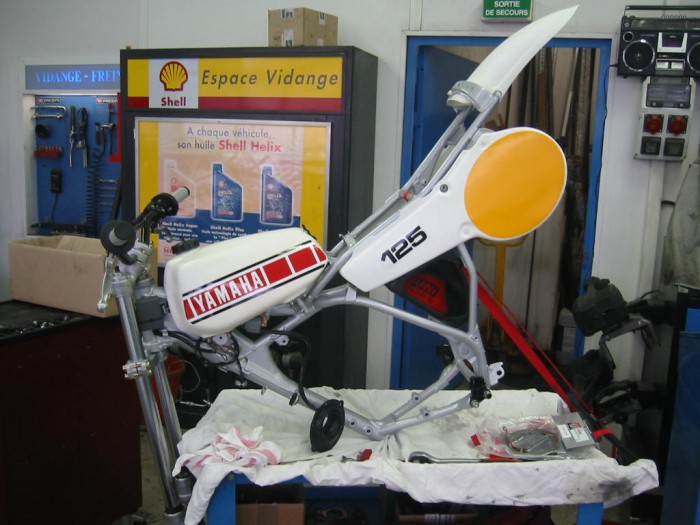 restauration d'un 125 yz 1980
