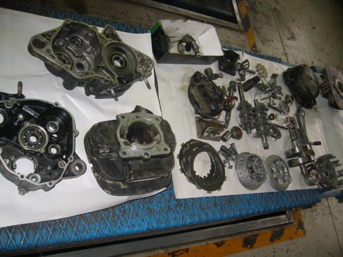 restauration d'un 125 yz 1980