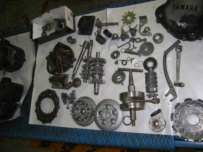 restauration d'un 125 yz 1980