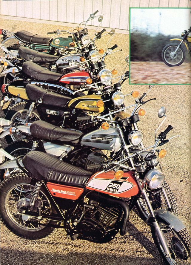 Comparatifs 125 trails 1974 / 1975 / 1976