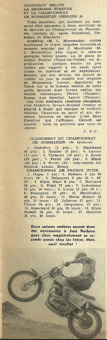 LES MOTOCROSS DES ANNEES 70 à 80 DANS LA NORMANDIE