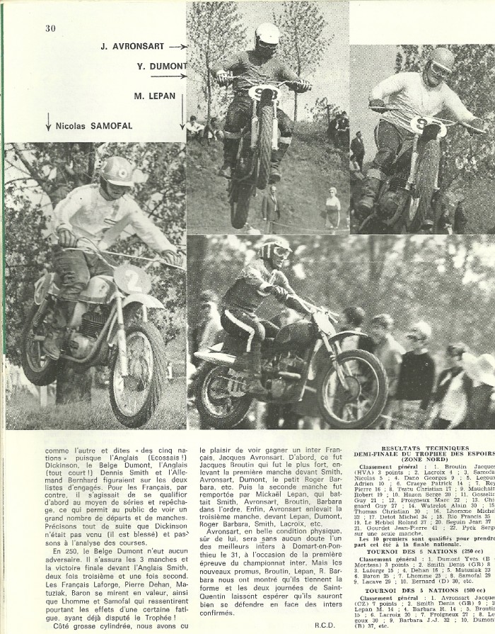 LES MOTOCROSS DES ANNEES 70 à 80 DANS LA NORMANDIE