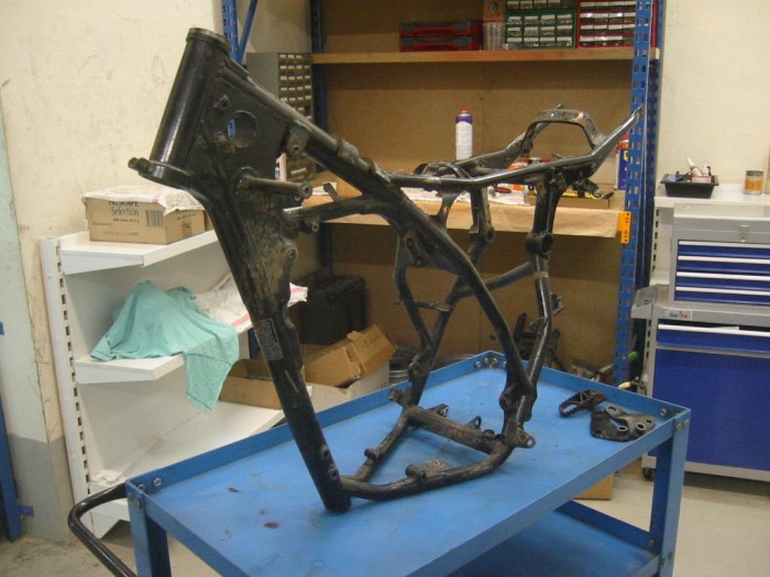 Restauration d'un 250 KX 1983
