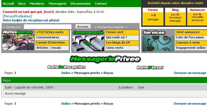 Un souci sur le site ?