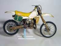 motos vertes miniatures / maquettes