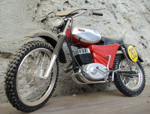 motos vertes miniatures / maquettes