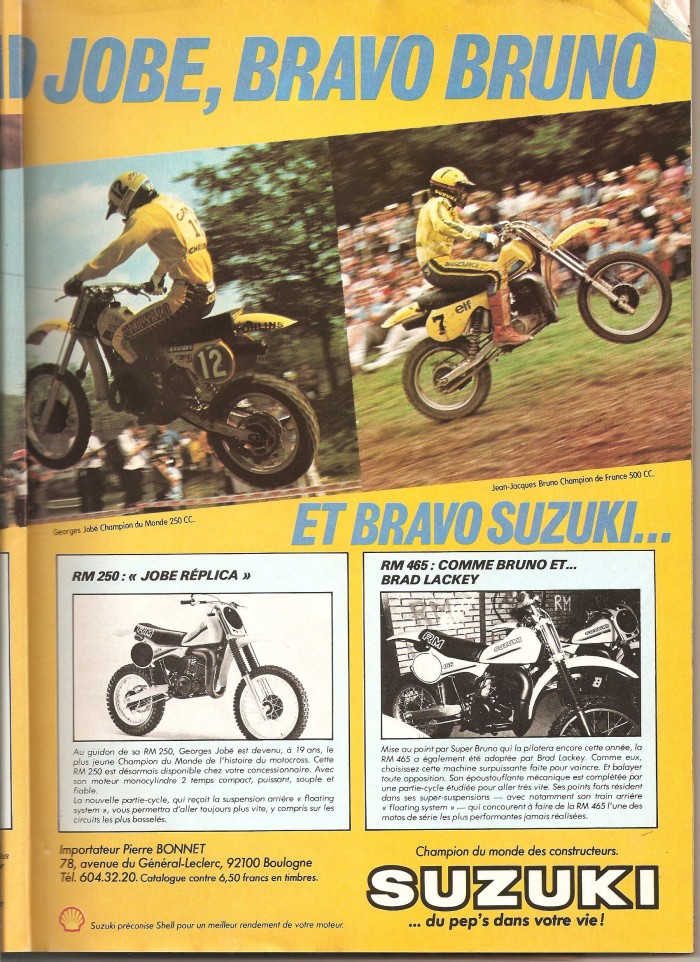 vous dites Suzuki ? désolé connais pas cette marque...
