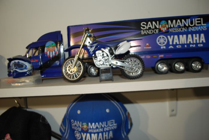 motos vertes miniatures / maquettes