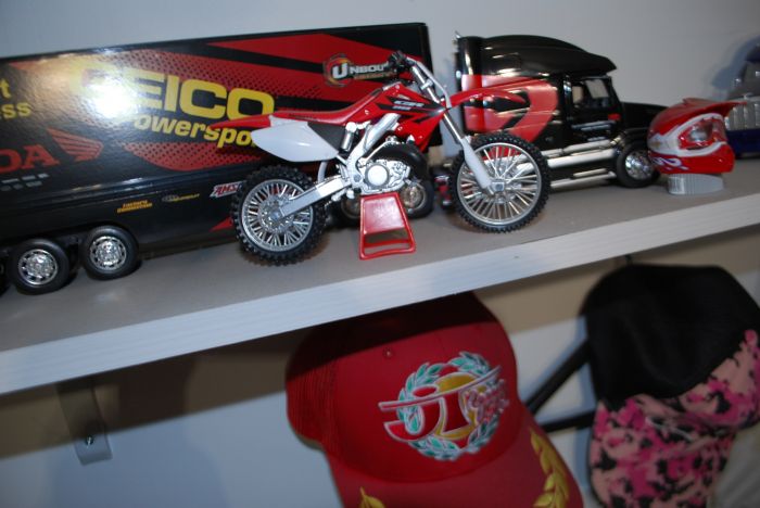 motos vertes miniatures / maquettes
