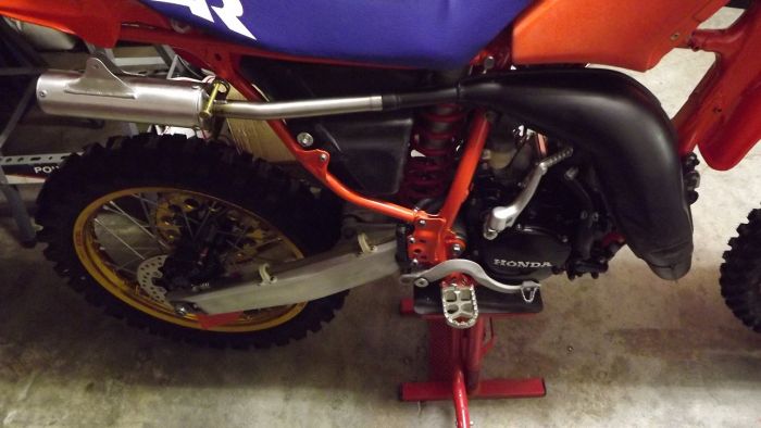 restauration honda 125 cr 1987