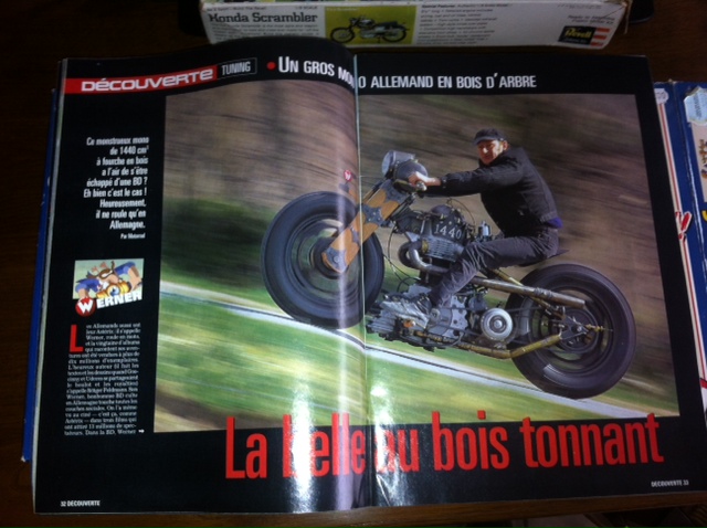 motos vertes miniatures / maquettes