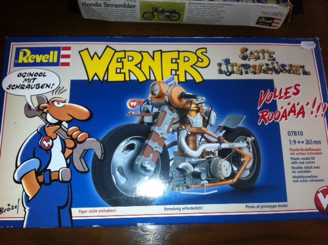 motos vertes miniatures / maquettes