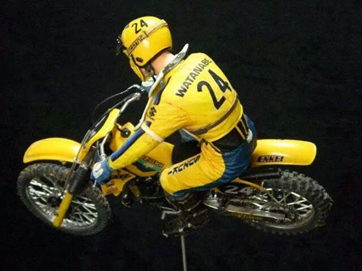 motos vertes miniatures / maquettes