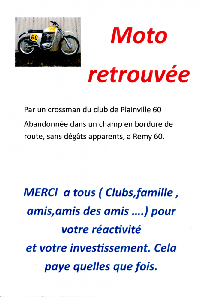 Entrainement Moto-cross MOTOS ANCIENNES sur le terrain de Lesteno 56