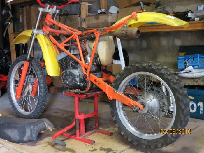 Sauvetage d'une Portal 125 Master 1978