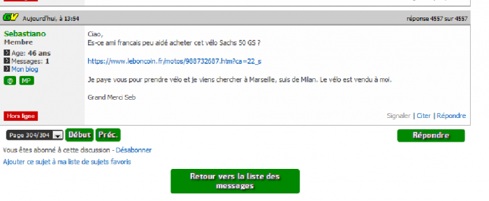 Du charabia sur Le Bon Coin ...