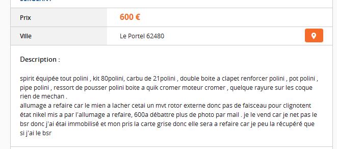 Du charabia sur Le Bon Coin ...