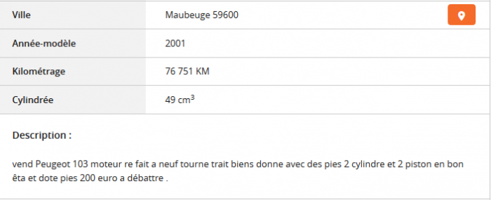 Du charabia sur Le Bon Coin ...