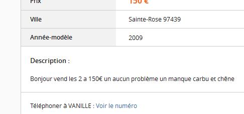 Du charabia sur Le Bon Coin ...