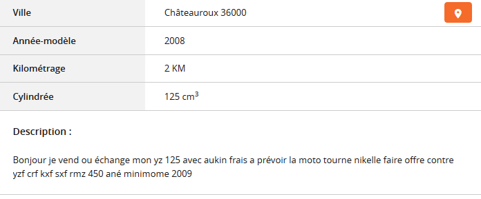 Du charabia sur Le Bon Coin ...