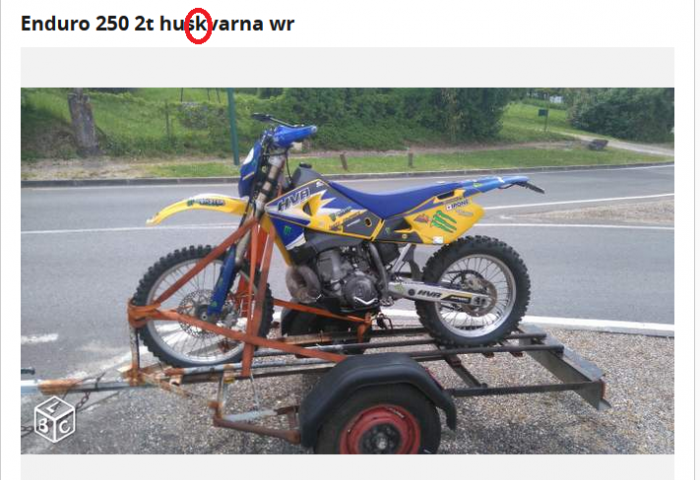 Du charabia sur Le Bon Coin ...