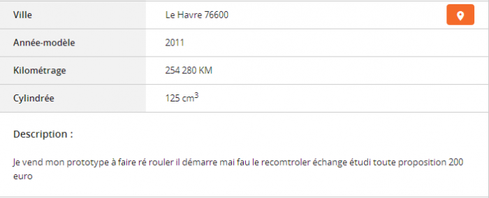 Du charabia sur Le Bon Coin ...