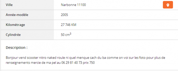 Du charabia sur Le Bon Coin ...