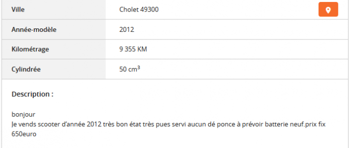 Du charabia sur Le Bon Coin ...