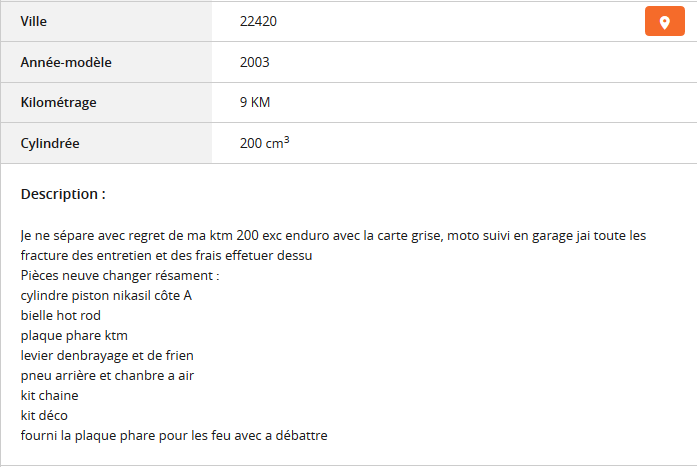 Du charabia sur Le Bon Coin ...