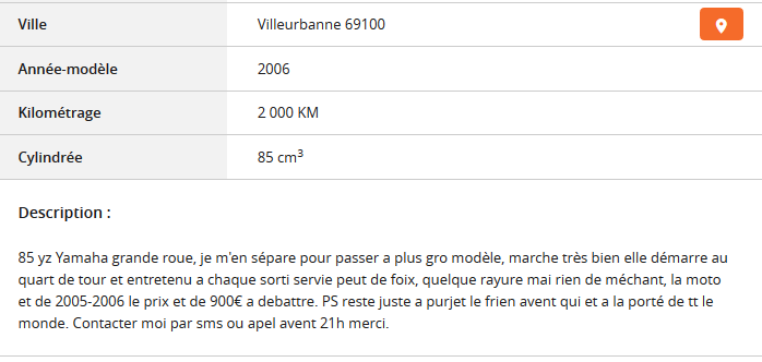 Du charabia sur Le Bon Coin ...