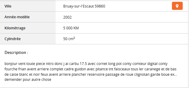 Du charabia sur Le Bon Coin ...