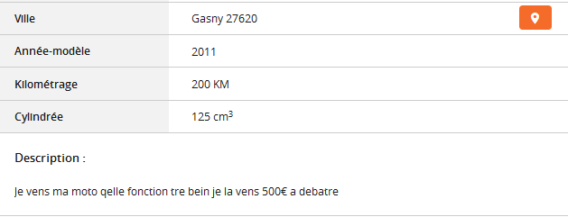 Du charabia sur Le Bon Coin ...