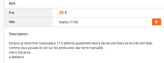 Du charabia sur Le Bon Coin ...