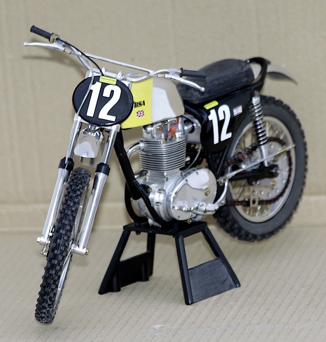 motos vertes miniatures / maquettes