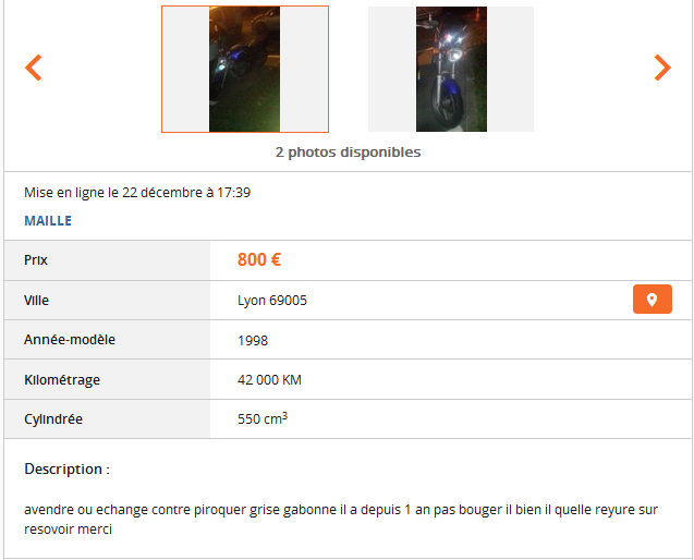 Du charabia sur Le Bon Coin ...