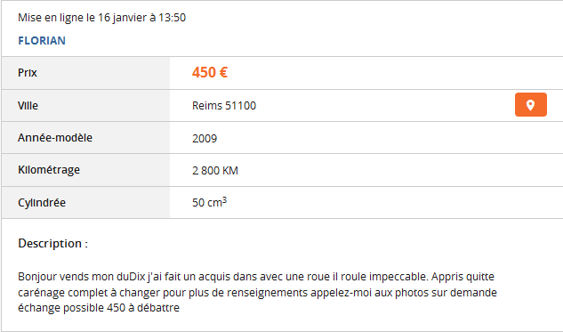 Du charabia sur Le Bon Coin ...
