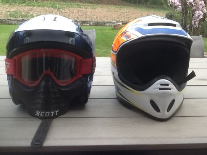 casques jet vintage