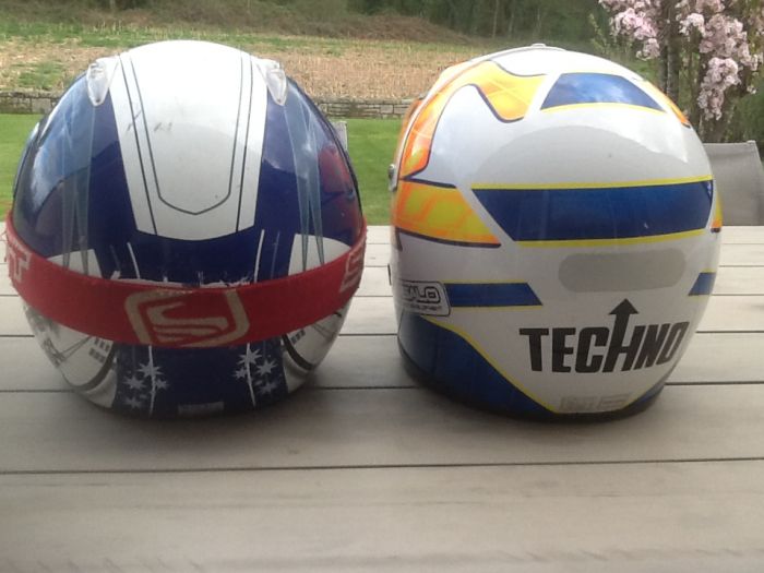 casques jet vintage