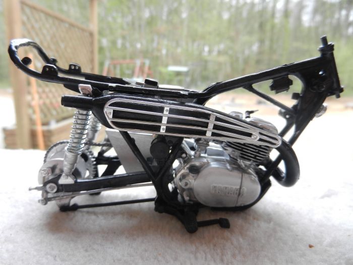motos vertes miniatures / maquettes
