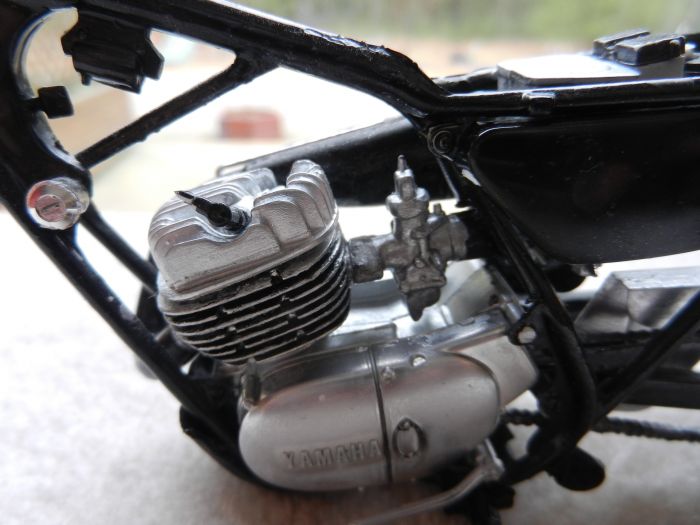 motos vertes miniatures / maquettes