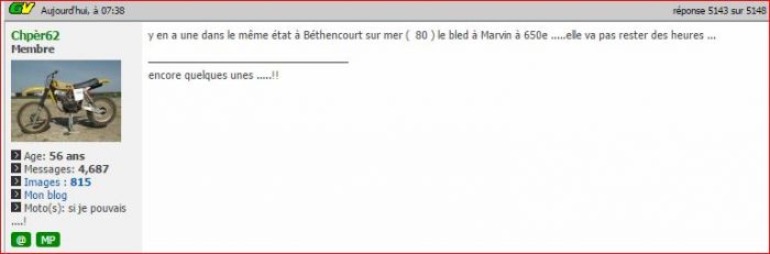 les bons plans du Bon Coin !!!